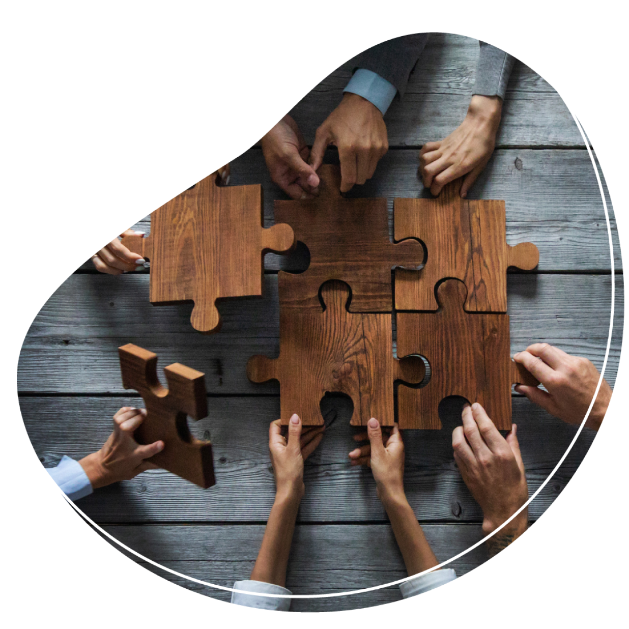 Teamwork puzzle